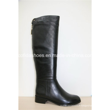 Trendy Flat Comfort Women Winter Bottes en cuir long